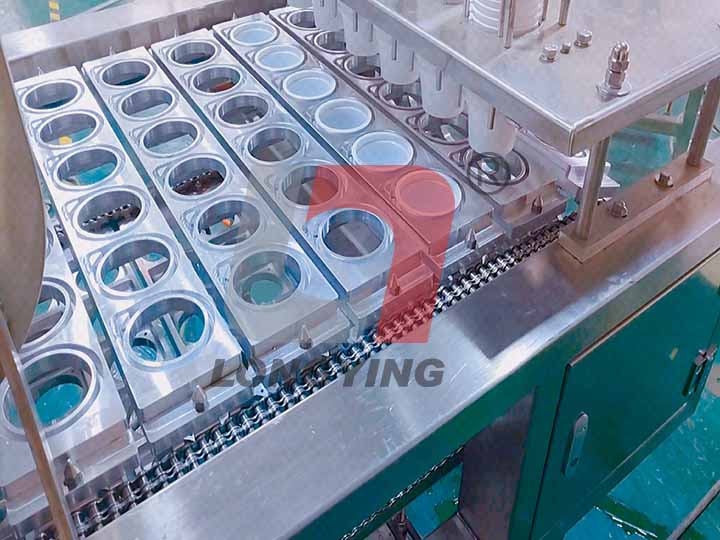 龍應(yīng)甜面醬全自動灌裝封口機(jī)