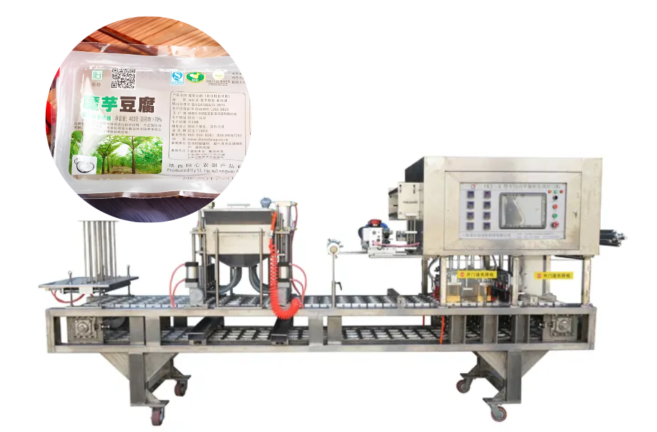 龍應魔芋豆腐全自動灌裝封口機 龍應魔芋豆腐全自動灌裝封口機