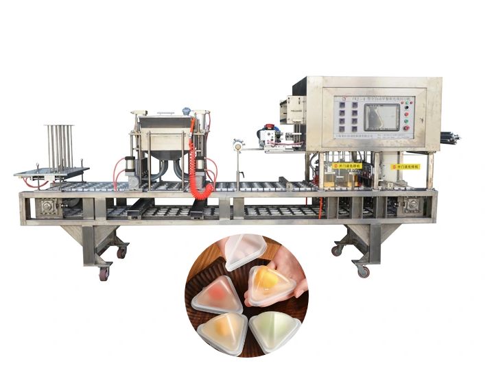 龍應(yīng)三角粽子全自動(dòng)灌裝封口機(jī)